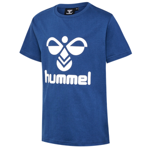 Hummel Kids' hmlTRES T-Shirt Short Sleeve Dark Denim 128, Dark Denim