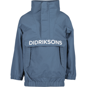 Didriksons Kids' Björnbär Anorak True Blue 130, True Blue