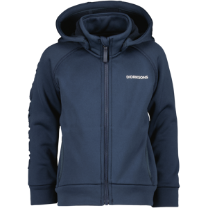 Didriksons Kids' Corin Full Zip 8 Navy 100, Navy