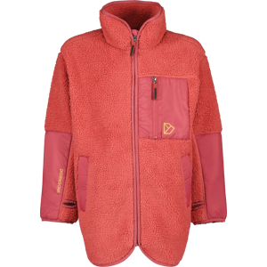 Didriksons Kids' Marmor Full Zip Long Mineral Red 150, Mineral Red