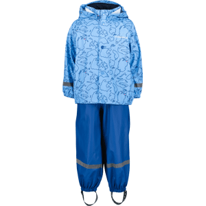 Didriksons Kids' Slaskeman Printed Set 7 Grundsund outline-Blue 120, Grundsund outline-Blue