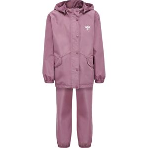 Hummel Kids' Hmlreva Rainsuit Dusky Orchid 128, Dusky Orchid