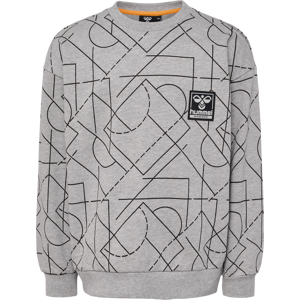 Hummel Kids' hmlTERVOR Sweatshirt Greymelange 128, Grey Melange