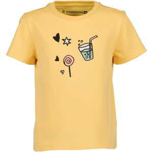 Didriksons Mynta Kids T-Shirt 2 Creamy Yellow 110, Creamy Yellow