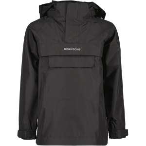 Didriksons Kids' Pi Anorak Black 160, Black