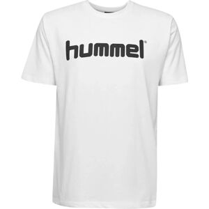 Hummel Go Logo Tshirt Unisex Kortærmet Tshirts Hvid 140