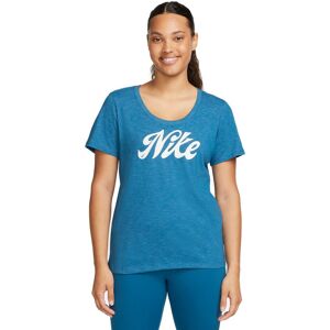 Nike Drifit Tshirt Damer Tøj Blå S