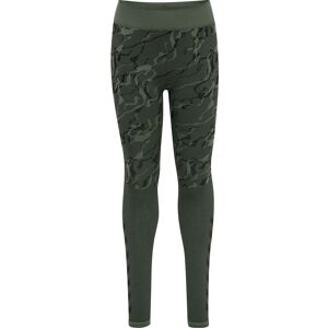 Hummel Spun Seamless Træningstights Unisex Tights Grøn 104110