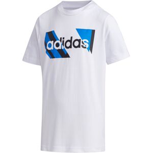 Adidas Yb Q2 T Hvid Tshirt Unisex Kortærmet Tshirts Hvid 128