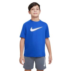 Nike Drifit Multi+ Graphic Training Tshirt Drenge Tøj Blå 137147 / M