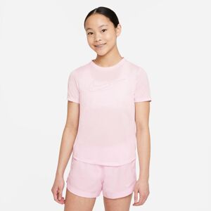 Nike Drifit One Trænings Tshirt Piger Tøj Pink 158170 / Xl