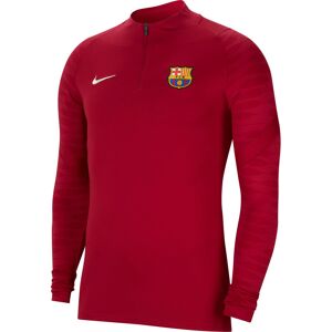 Nike Fc Barcelona Strike Drifit Drill Trøje Herrer Kortærmet Tshirts Rød L