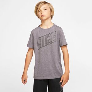 Nike Breathe Ss Graphic Top Unisex Kortærmet Tshirts Grå 128137 / S