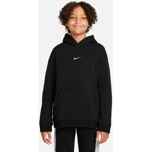 Nike Sportswear Zigzag Fleece Hættetrøje Unisex Tøj Sort 128137 / S