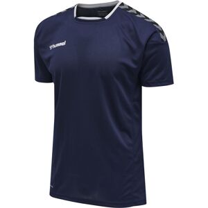 Hummel Authentich Poly Trænings Tshirt Unisex Kortærmet Tshirts Blå 140