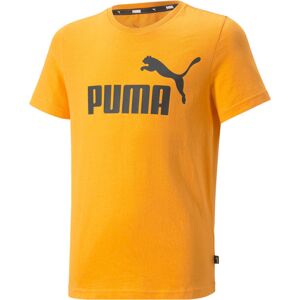 Puma Essentials Logo Tshirt Drenge Tøj Orange 140