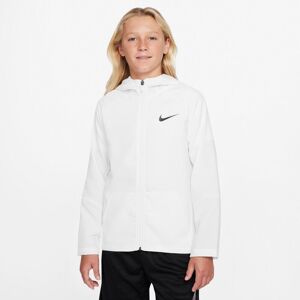 Nike Drifit Woven Træningsjakke Drenge Tøj Hvid 122128 / Xs