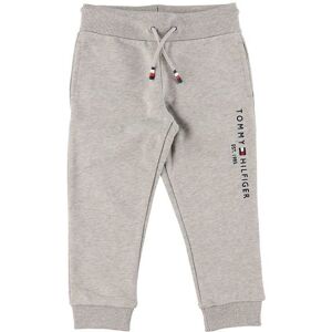 Tommy Hilfiger Sweatpants - Essential - Organic - Gråmeleret - Tommy Hilfiger - 10 År (140) - Bukser - Bomuld