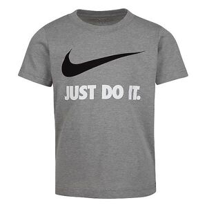 Nike T-Shirt - Swoosh - Dark Gray Heather/white - Nike - 18 Mdr - T-Shirt