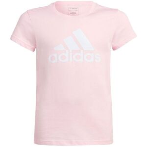 Adidas Performance T-Shirt - G Bl T - Pink/hvid - Adidas Performance - 8 År (128) - T-Shirt