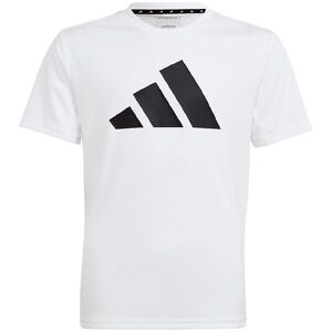 Adidas Performance T-Shirt - U Tr-Es Logo T - Hvid/sort - Adidas Performance - 8 År (128) - T-Shirt