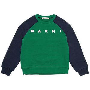 Marni Sweatshirt - Grøn/navy - Marni - 10 År (140) - Sweatshirt