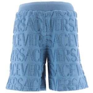 Versace Shorts - Frotté- Summer Sky Blue - Versace - 8 År (128) - Shorts