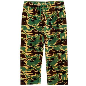 Mini Rodini Velourbukser - Camo - Grøn - Mini Rodini - 2-3 År (92-98) - Velourbukser