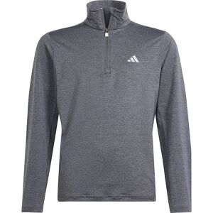 Adidas Performance Bluse - J Hea 1/2 Zip - Grå Meleret - Adidas Performance - 10 År (140) - Bluse