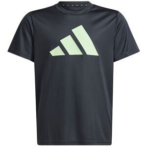 Adidas Performance T-Shirt - U Tr-Es Logo T - Sort/grøn - Adidas Performance - 8 År (128) - T-Shirt
