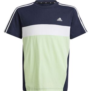 Adidas Performance T-Shirt - Js 3s Tib T - Navy/grøn - Adidas Performance - 8 År (128) - T-Shirt
