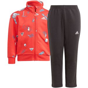 Adidas Performance Sweatsæt - Lk Bluv Ts - Rød/sort - Adidas Performance - 4 År (104) - Sweatsæt