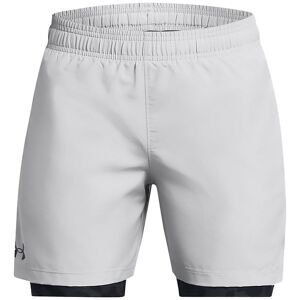 Under Armour Shorts - Ua Woven 2in1 - Mod Gray - Under Armour - 8 År (128) - Shorts