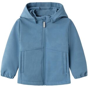 Name It Softshelljakke M. Fleece - Nmmalfa08 - Coronet Blue M. M - Name It - 4 År (104) - Softshell