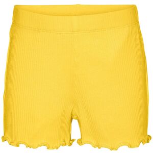 Vero Moda Girl Shorts - Rib - Vmlavender - Lemon Zest - Vero Moda Girl - 8 År (128) - Shorts