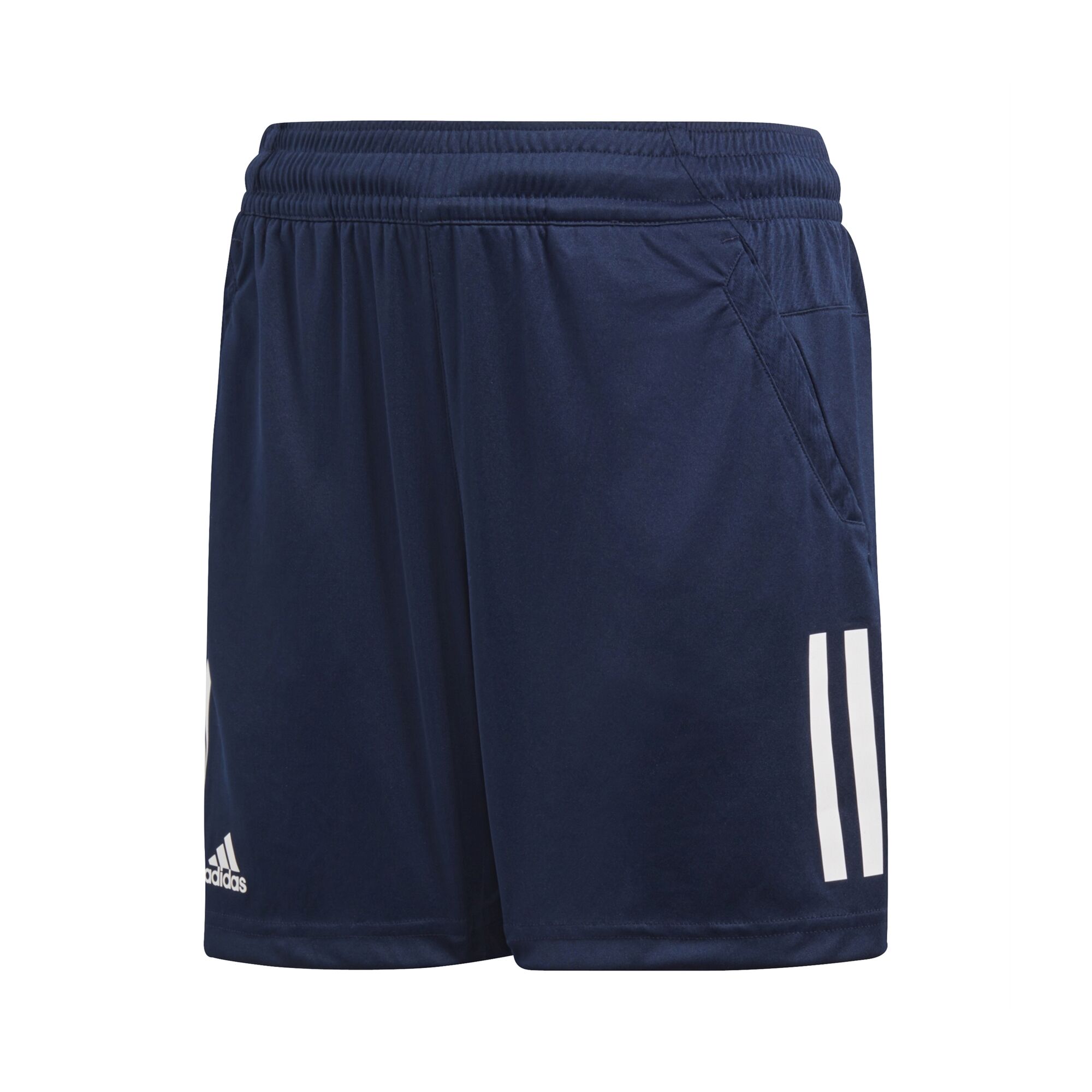 Adidas Club 3 Stripes Shorts Boys Navy 140