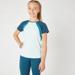 Maillot gimnasia niña azul y verde 500 - Decathlon