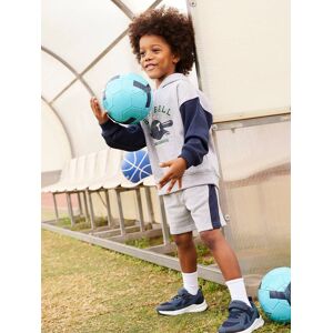 VERTBAUDET Bermudas deportivas para niño gris medio jaspeado