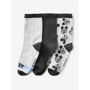 Pack de 3 pares de calcetines Disney® Mickey gris oscuro liso