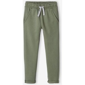 VERTBAUDET Pantalón niño de felpa verde sauce