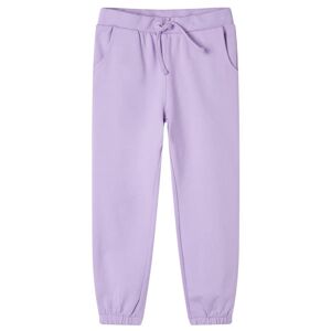 vidaXL Pantalones de chándal infantiles color lila 140