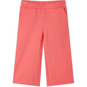 vidaXL Pantalón infantil con perneras anchas coral 116