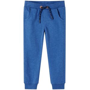 vidaXL Pantalones de chándal infantiles azul oscuro 104