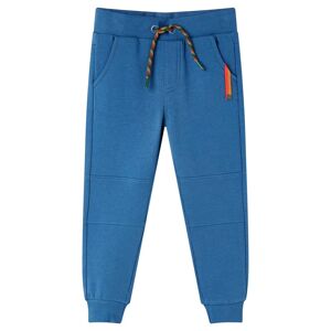 vidaXL Pantalones de chándal infantiles azul 104