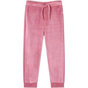 vidaXL Pantalones de chándal infantiles color frambuesa 104