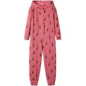 vidaXL Mono infantil con capucha rosa viejo 104