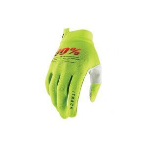 Guantes 100% Infantil Itrack Amarillo Fluor  33321586