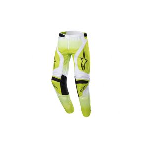 Pantalón Alpinestars Infantil Racer Push Amarillo Fluor Blanco  3740823-552