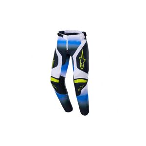 Pantalón Alpinestars Infantil Racer Push Nightlife Azul Blanco  3740823-9702