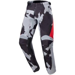 Pantalón Alpinestars Infantil Racer Tactical Cast Gris Camo Mars Rojo  3741223-9